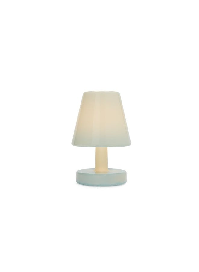 Fatboy Edison the Ambiance Rechargeable Table Lamp, Wireless, Indoor Decorative Lamp with 3 Light Settings, Stepless Dimmable Mood Light, Portable Desk & Bedside Lamp, 16.5 x 25.3 cm – Polar Blue - Image 3